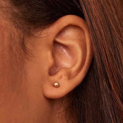 Ball™ | Gold Stud Earrings