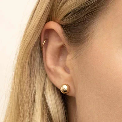 Ball™ | Gold Stud Earrings